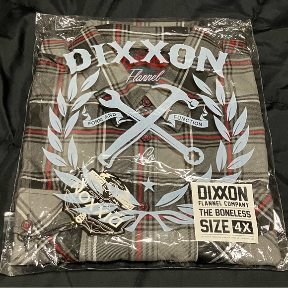 New DIXXON The Boneless Flannel Mens 4X BNIB - Picture 1 of 2